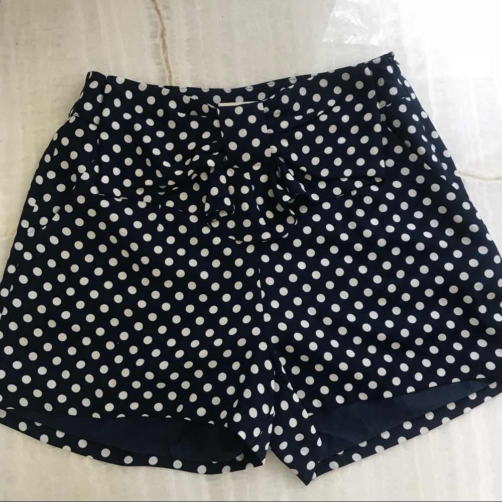 NWT LC Lauren Conrad Minnie Mouse Bow Shorts